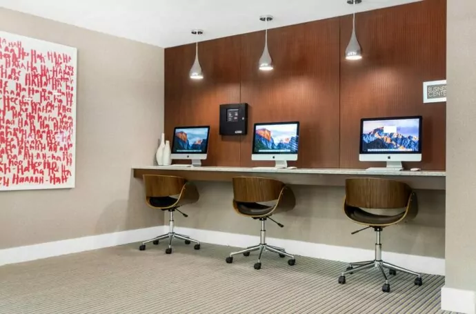 Heritage at Freemason Harbour apartment business space design