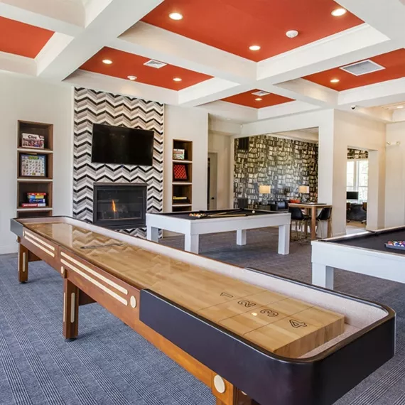 Jefferson at Westtown apartment complex designed by Annette Jaffe Interiors