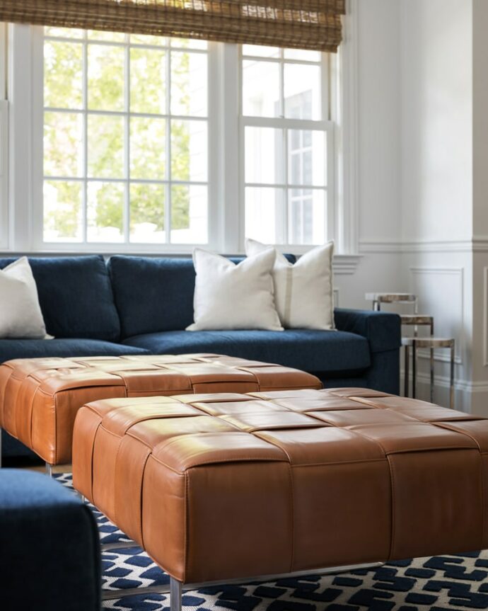 North Shore family home living room interiors designed by Annette Jaffe