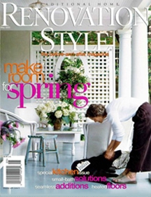Annette Jaffe Interiors featured in Renovation Style magazine