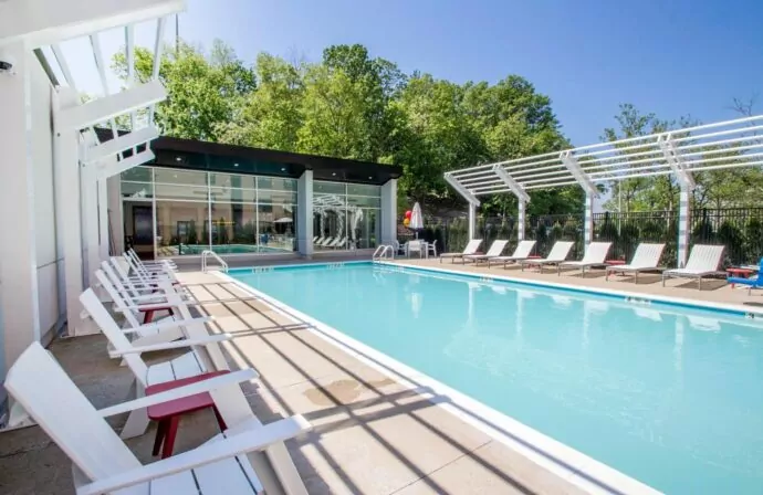 Residences on Bedford pool design
