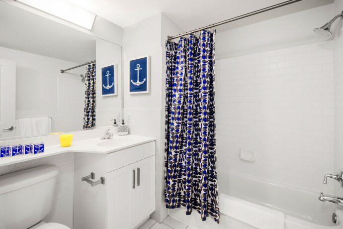 Venice Lofts bathroom interiors designed by Annette Jaffe Interiors