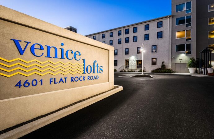Venice Lofts signage design