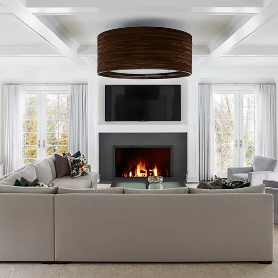White House Blue Water residential interior design project by Annette Jaffe Interiors